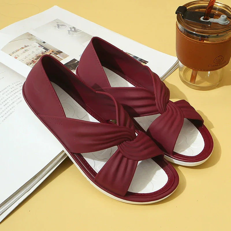 Ava - Orthopedic Sandals for Women with Twisted Crossover Strap and Cushioned Sole