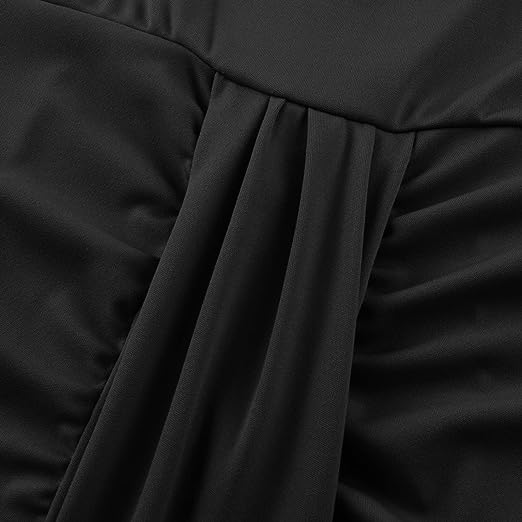 Charlotte - Elegant Women's Wedding Guest Dress with Tie Sleeves and Wrap Skirt