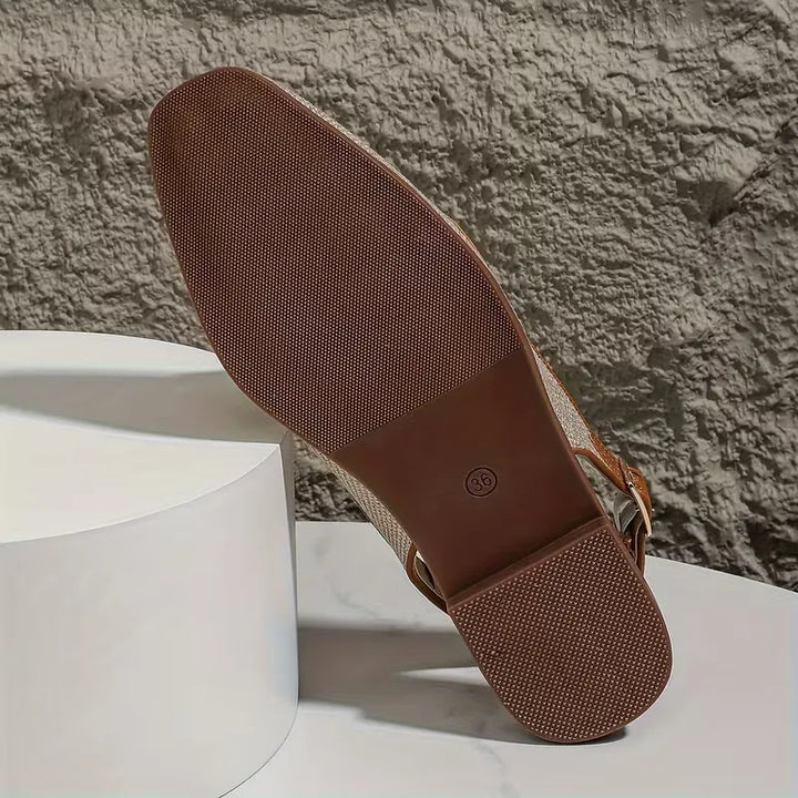 Grace - Orthopedic Mule Sandals for Women with Horsebit Detail and Slingback Strap