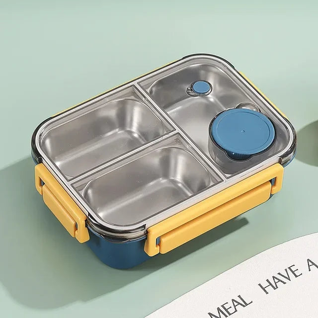 Lunch Box | Insulated Food Container with Stainless Steel Compartments
