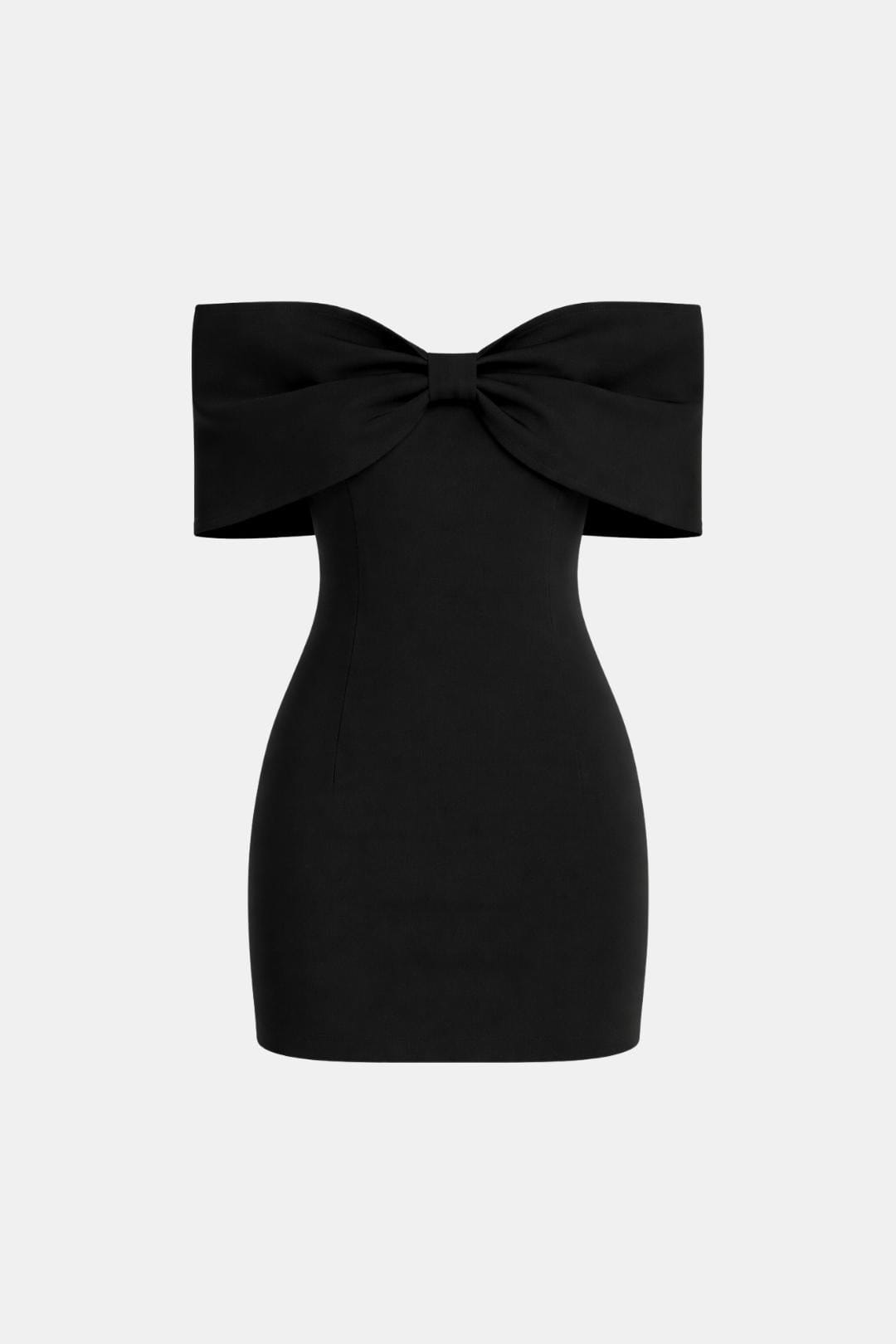 Scarlett - Sexy Women's Wedding Guest Dress with Off-Shoulder Bow and Bodycon Fit