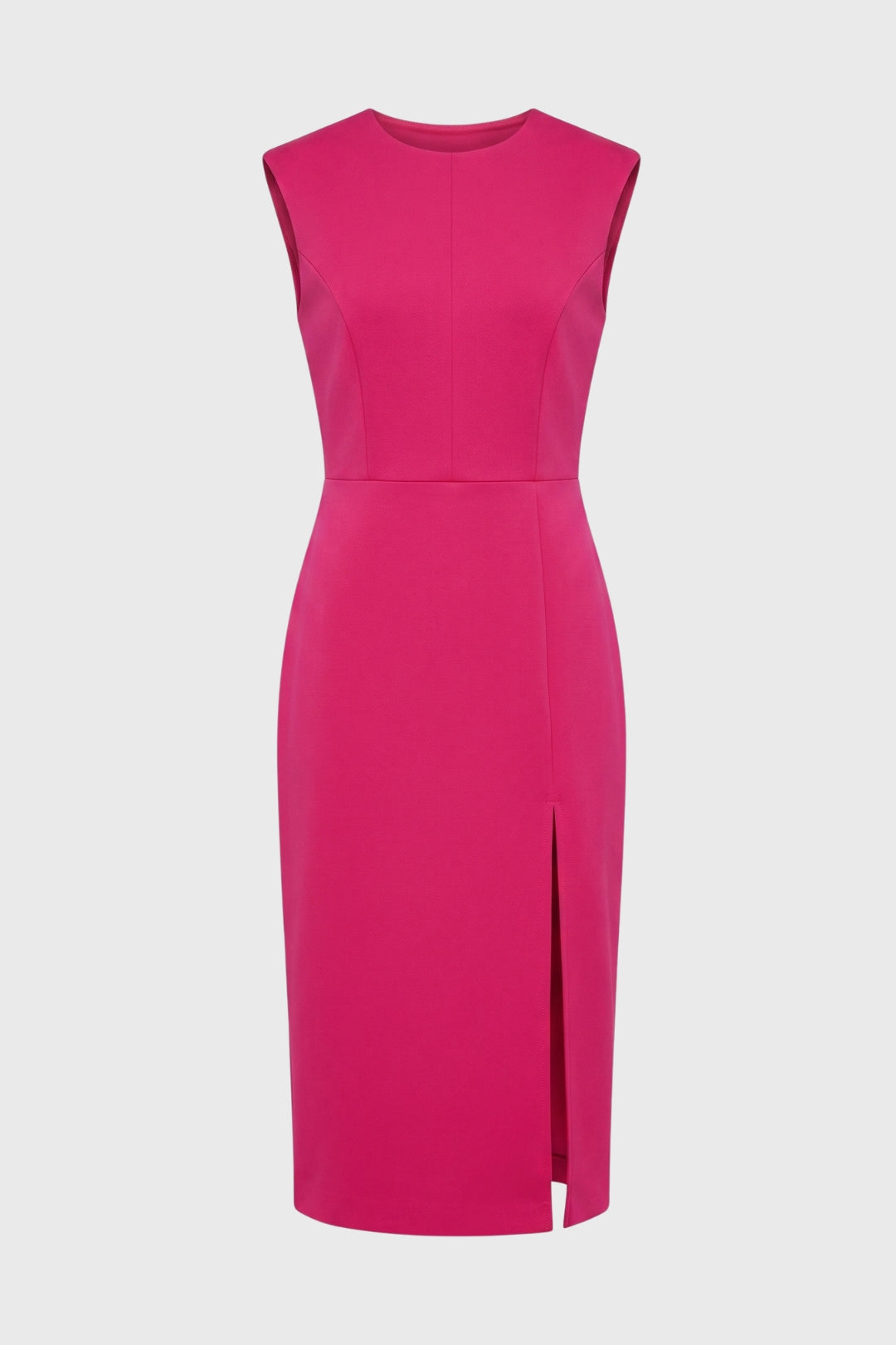 Midi Dress Women - Sleeveless Side Slit | Professional Look